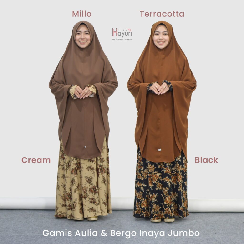 Bergo Inaya Jumbo - Gamis Aulia