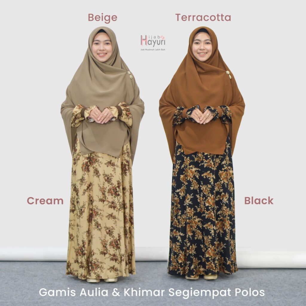 Khimar Polos - Gamis Aulia